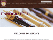 Tablet Screenshot of alivans.com